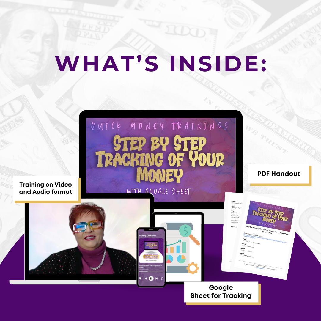 Step by Step Tracking of Your Money Training