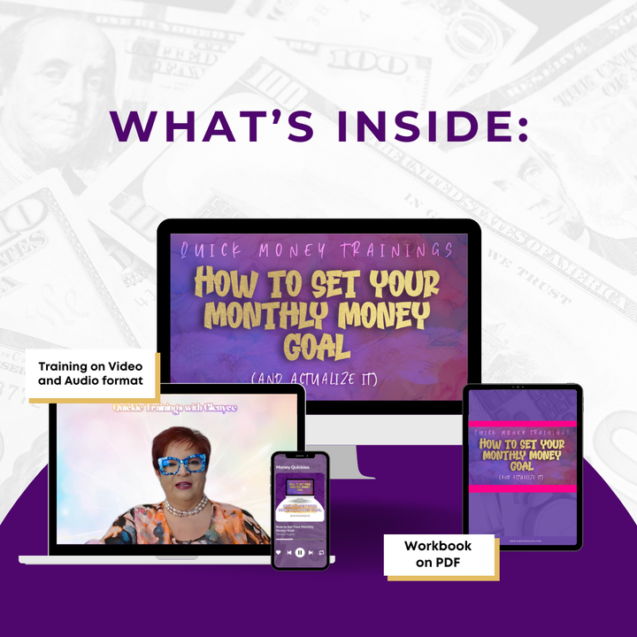 How to Set Your Monthly Money Goal Training