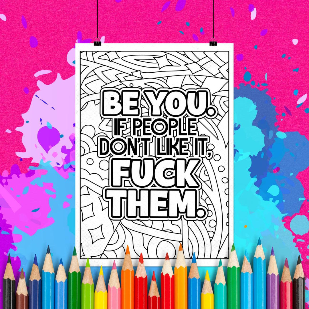 Be You | Adult Coloring Page