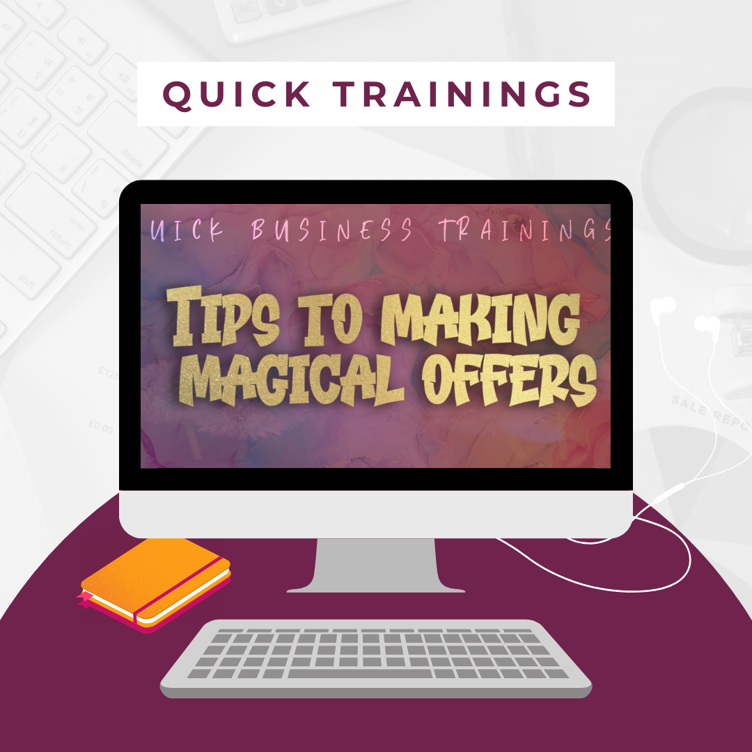 Tips to Making Magical Offers Business Training
